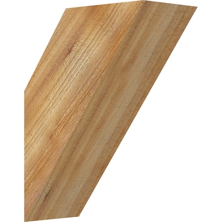 6"W x 12"D x 16"H Traditional Rough Sawn Knee Brace, Western Red Cedar